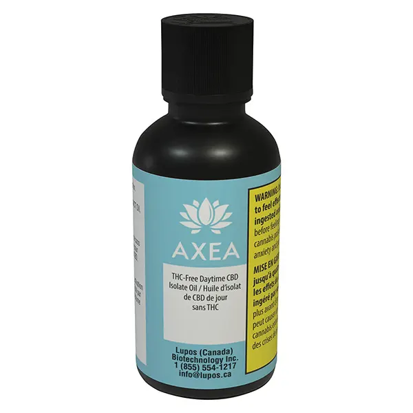 Image for THC-Free Daytime CBD Isolate Oil, cannabis bottled oils by Axea