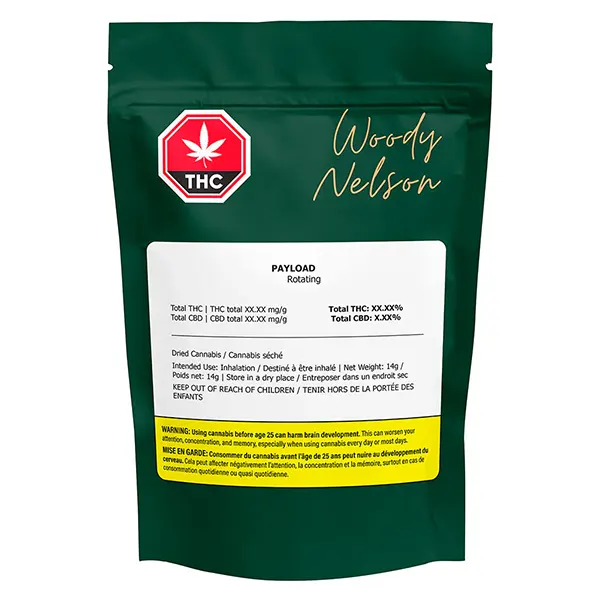 Image for Payload, cannabis dried flower by Woody Nelson