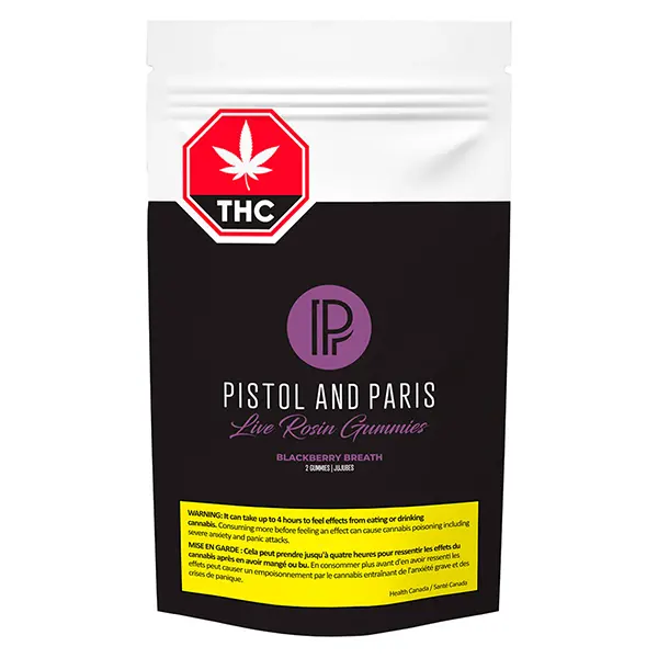 Image for Blackberry Breath Live Rosin Gummies, cannabis all products by Pistol and Paris