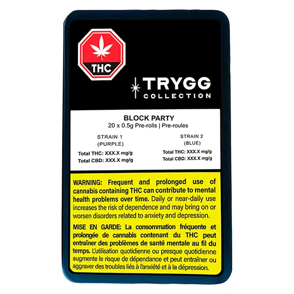 Image for Block Party Pre-Roll, cannabis all products by Trygg Collection