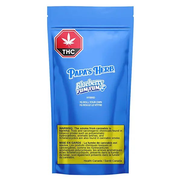 Image for Blueberry Yum Yum Roll Your Own, cannabis all products by Papa's Herb