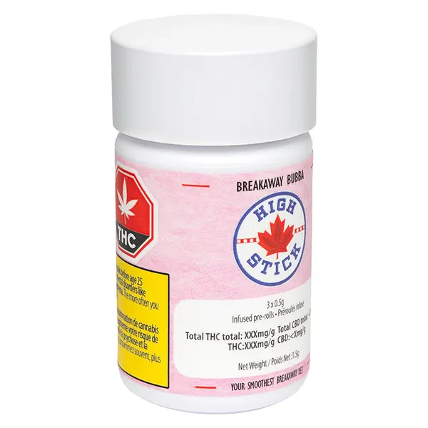 Image for Breakaway Bubba Infused Pre-Roll, cannabis all products by Highly Dutch Organic