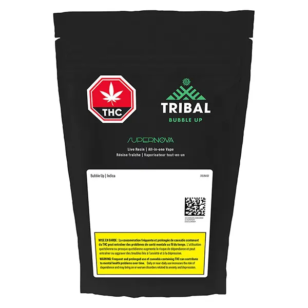 Image for Bubble Up Supernova Live Resin All-in-one Vape, cannabis disposable vapes by Tribal