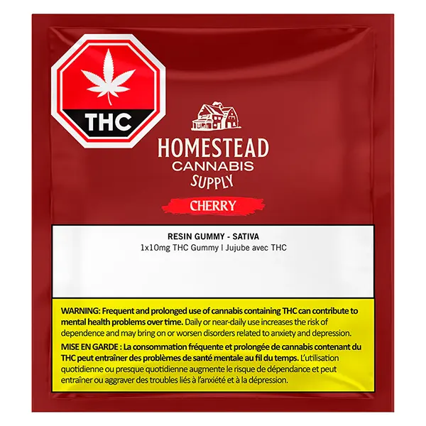 Image for Cherry Sativa Resin Gummy, cannabis all products by Homestead