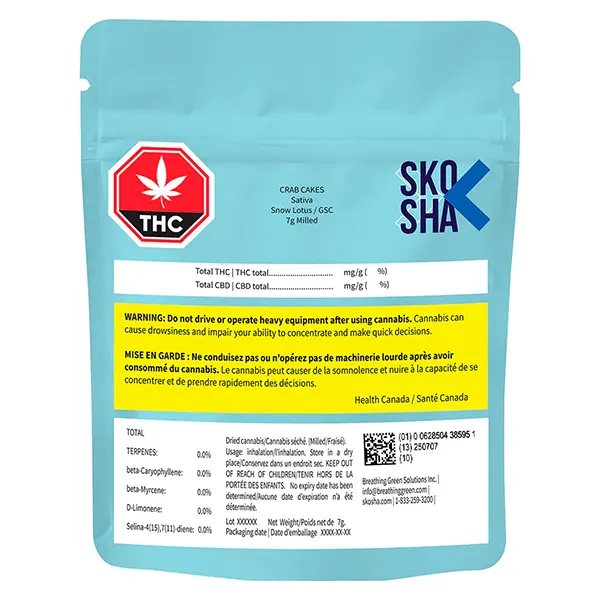 Crab Cakes Premium Milled Flower (Milled Flower) by Skosha