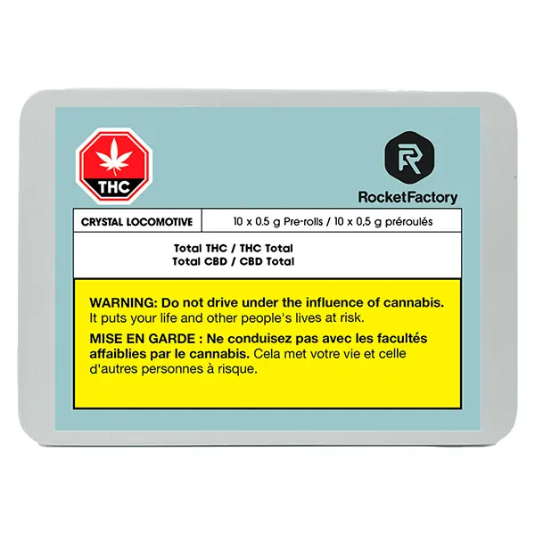 Image for Crystal Locomotive Pre-Roll, cannabis all products by Rocket Factory