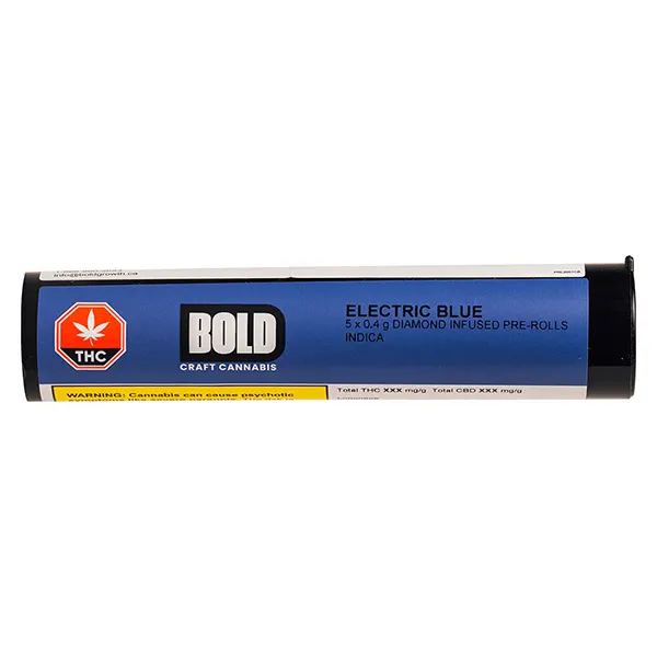 Electric Blue Diamond Infused Pre-Roll (Pre-Rolls) by BOLD