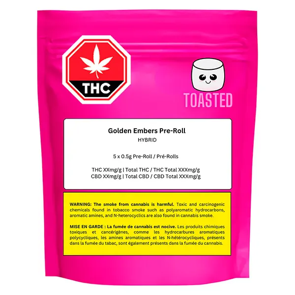Golden Embers Pre-Roll (Pre-Rolls) by Always Toasted