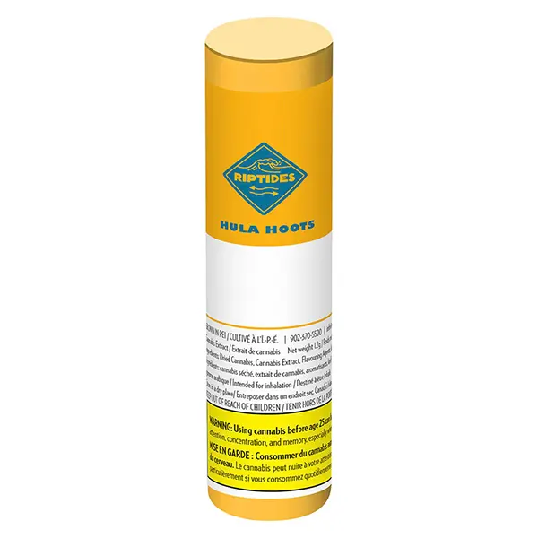 Hula Hoots Infused Pre-Roll (Pre-Rolls) by Riptides