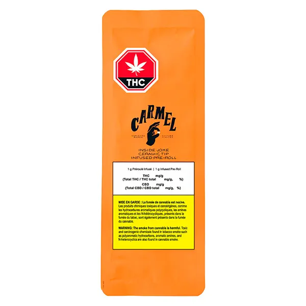 Image for Inside Joke Ceramic Tip Infused Pre-Roll, cannabis all products by Carmel