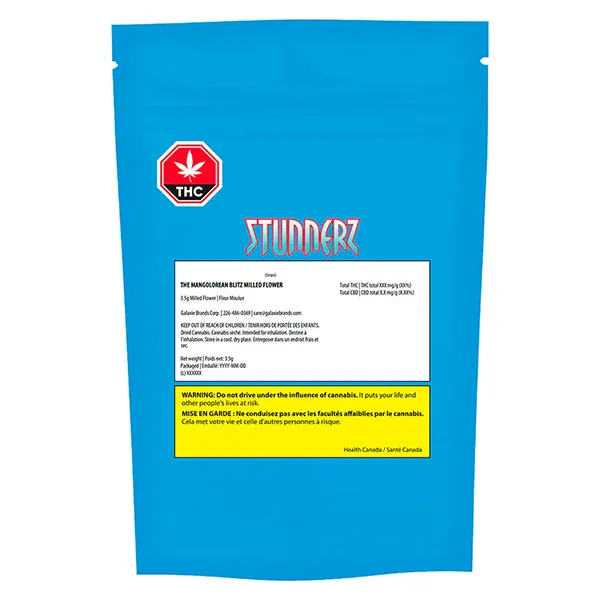 Image for The Mangolorean Blitz Milled Flower, cannabis all products by Stunnerz