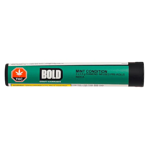 Mint Condition Diamond Infused Pre-Roll (Pre-Rolls) by BOLD