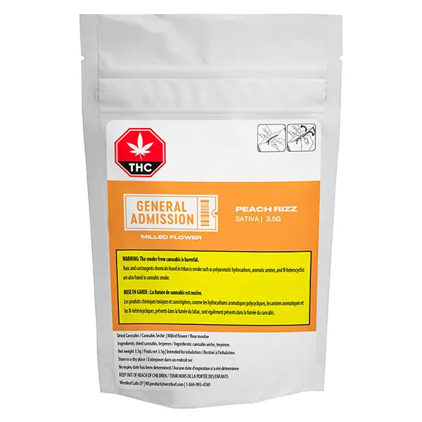 Peach Rizz Milled Flower (Milled Flower) by General Admission