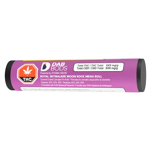 Image for Royal Skywalker Moon Rock Mega Infused Pre-Roll, cannabis pre-rolls by Dab Bods
