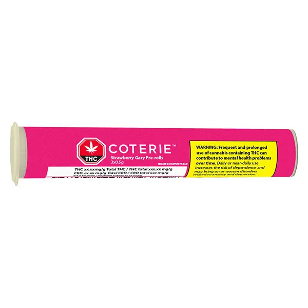 Image for Strawberry Gary Pre-Roll, cannabis pre-rolls by Coterie