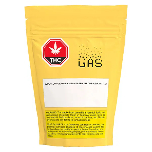 Image for Super Sour Orange Pure Live Resin All In One Box Cart, cannabis all products by GAS