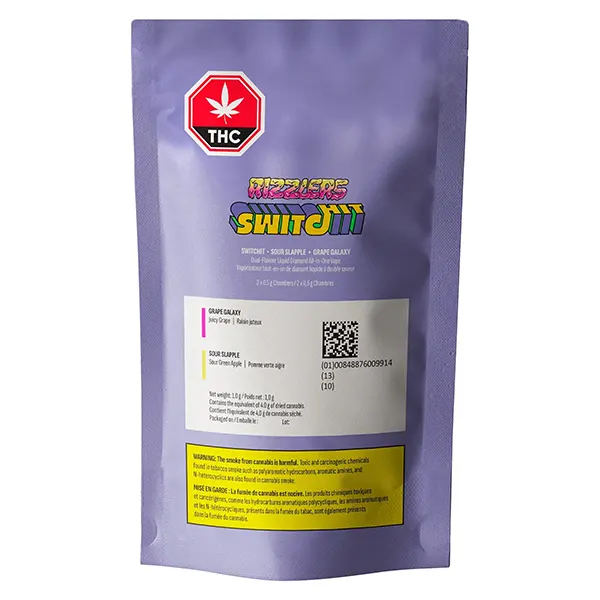 Switchit - Sour Slapple + Grape Galaxy AIO Vape (Disposable Vapes) by Rizzlers