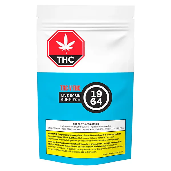 THC:THC-V RKT POP LIVE ROSIN GUMMIES (Gummies) by 1964