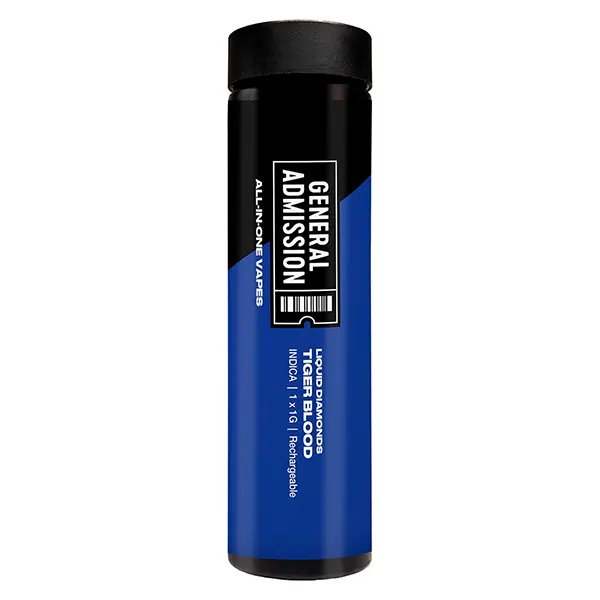 Image for Tiger Blood Liquid Diamond All-In-One Vape, cannabis disposable vapes by General Admission
