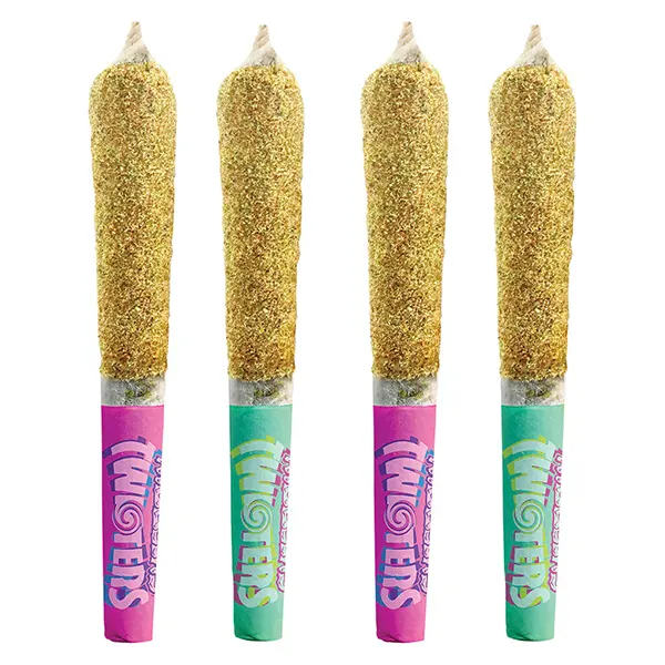 Image for Twisters - Tropicoco & Watermelon Razzler M Infused Pre-Roll, cannabis pre-rolls by Rizzlers