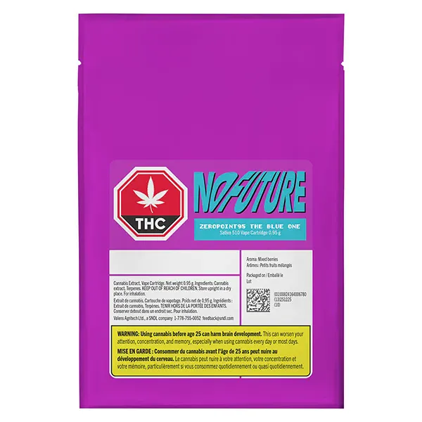 Image for ZeroPoint95 - The Blue One 510 Thread Cartridge, cannabis all products by No Future