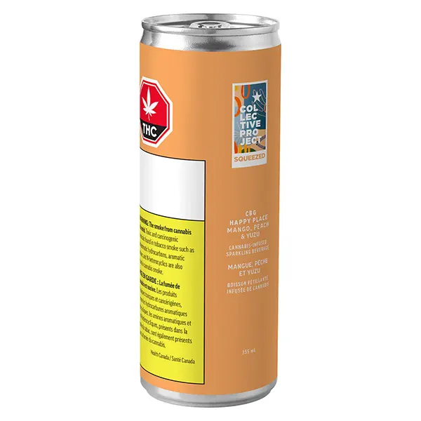 Image for 2:1 CBG Happy Place Mango Peach & Yuzu, cannabis juices by Collective Project