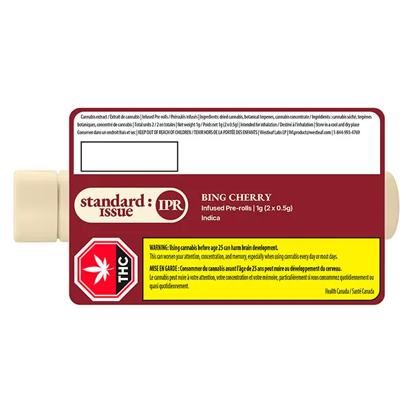 Bing Cherry Infused Pre-Roll (Pre-Rolls) by Standard Issue