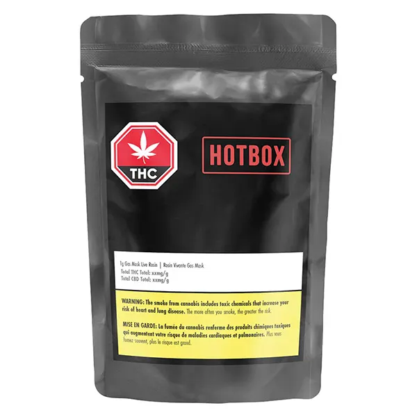 Image for Gas Mask Live Rosin, cannabis all products by Hotbox