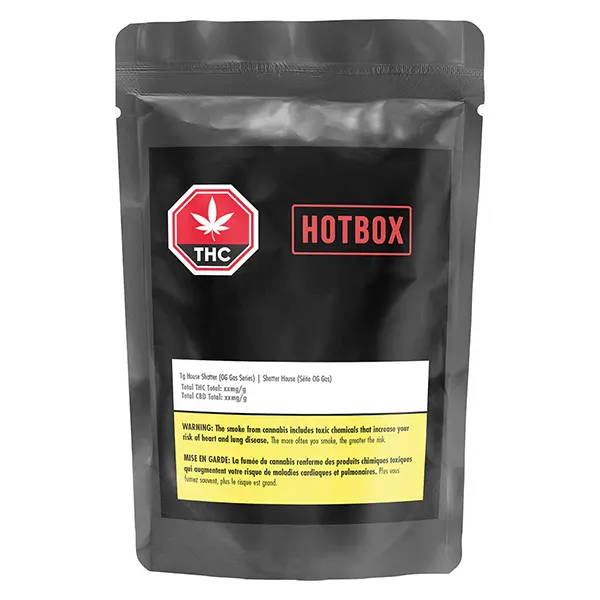 Image for House Shatter OG Gas Series, cannabis shatter, wax by Hotbox