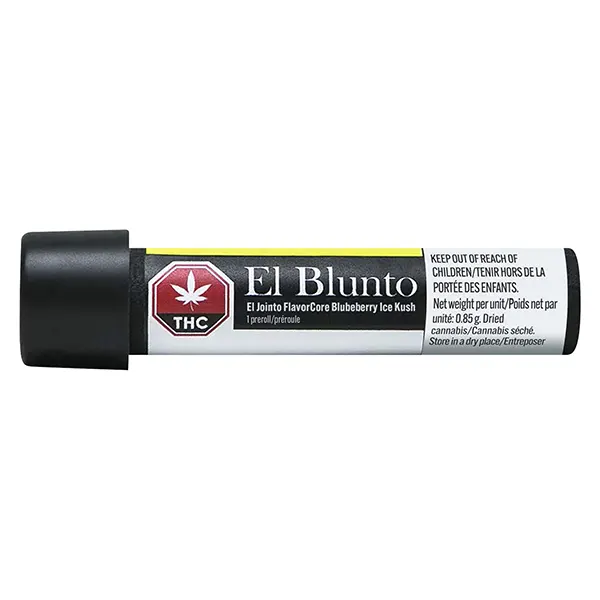 Image for El Bluntito FlavorCore Blueberry Ice Kush D Infused Pre-Roll, cannabis blunts by El Blunto
