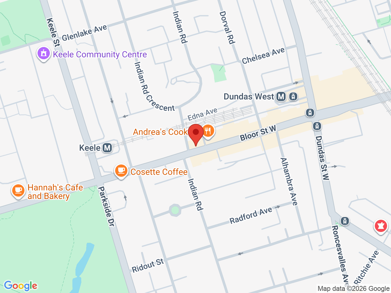 Street map for Canyon Cannabis, 1644 Bloor St W, Toronto ON