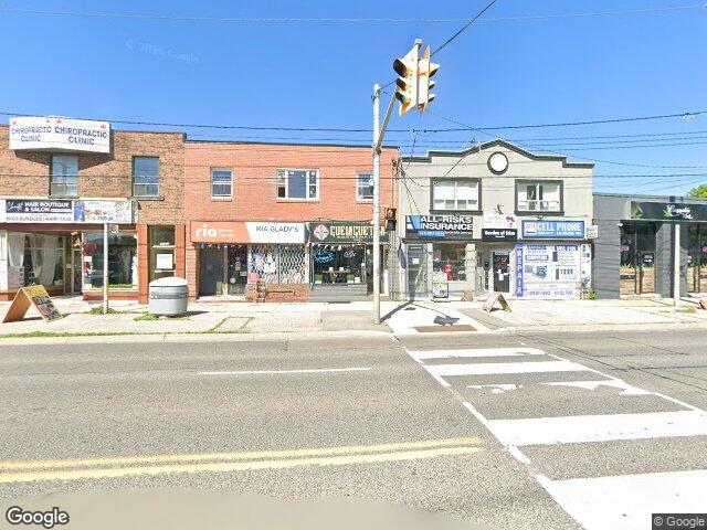 Street view for Garden of Eden Cannabis, 1744 Jane St., Toronto ON