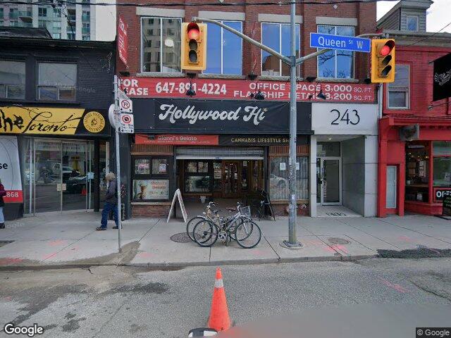 Street view for Hollywood HI, 241 Queen St W, Toronto ON