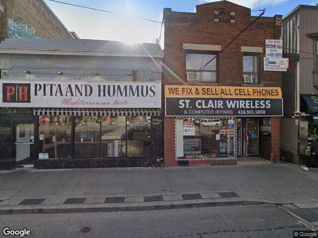 Street view for Plug Canna6is, 539 St Clair Ave W, Toronto ON