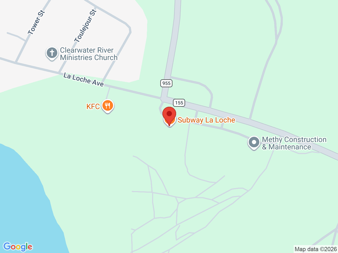 Street map for Flower Power, 525 La Loche Ave., La Loche SK