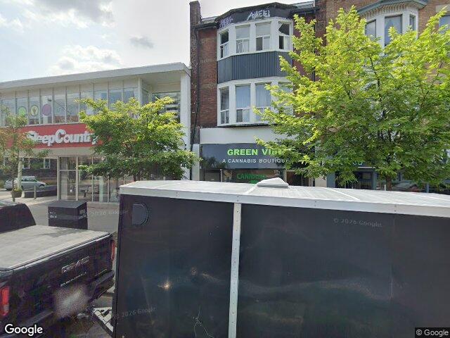 Street view for Green Vibe Cannabis, 461 Bloor St W, Toronto ON