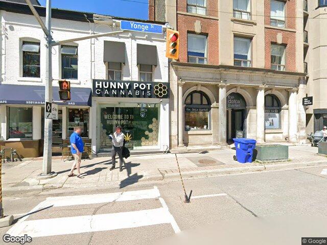 Street view for Hunny Pot Cannabis, 1166 Yonge St, Toronto ON