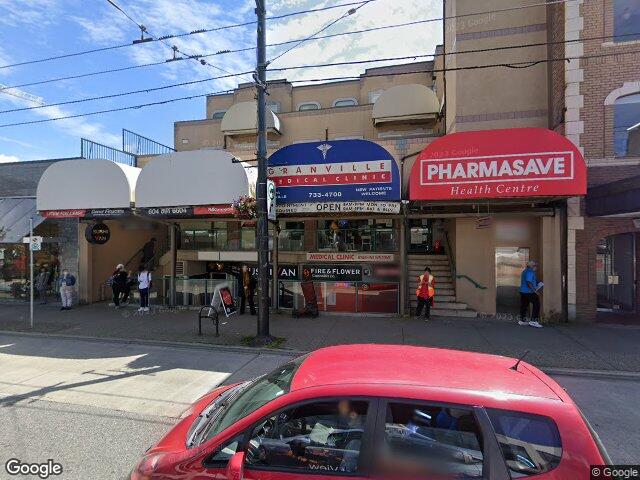 Street view for Fire & Flower Cannabis Co., 2570 Granville St, Vancouver BC
