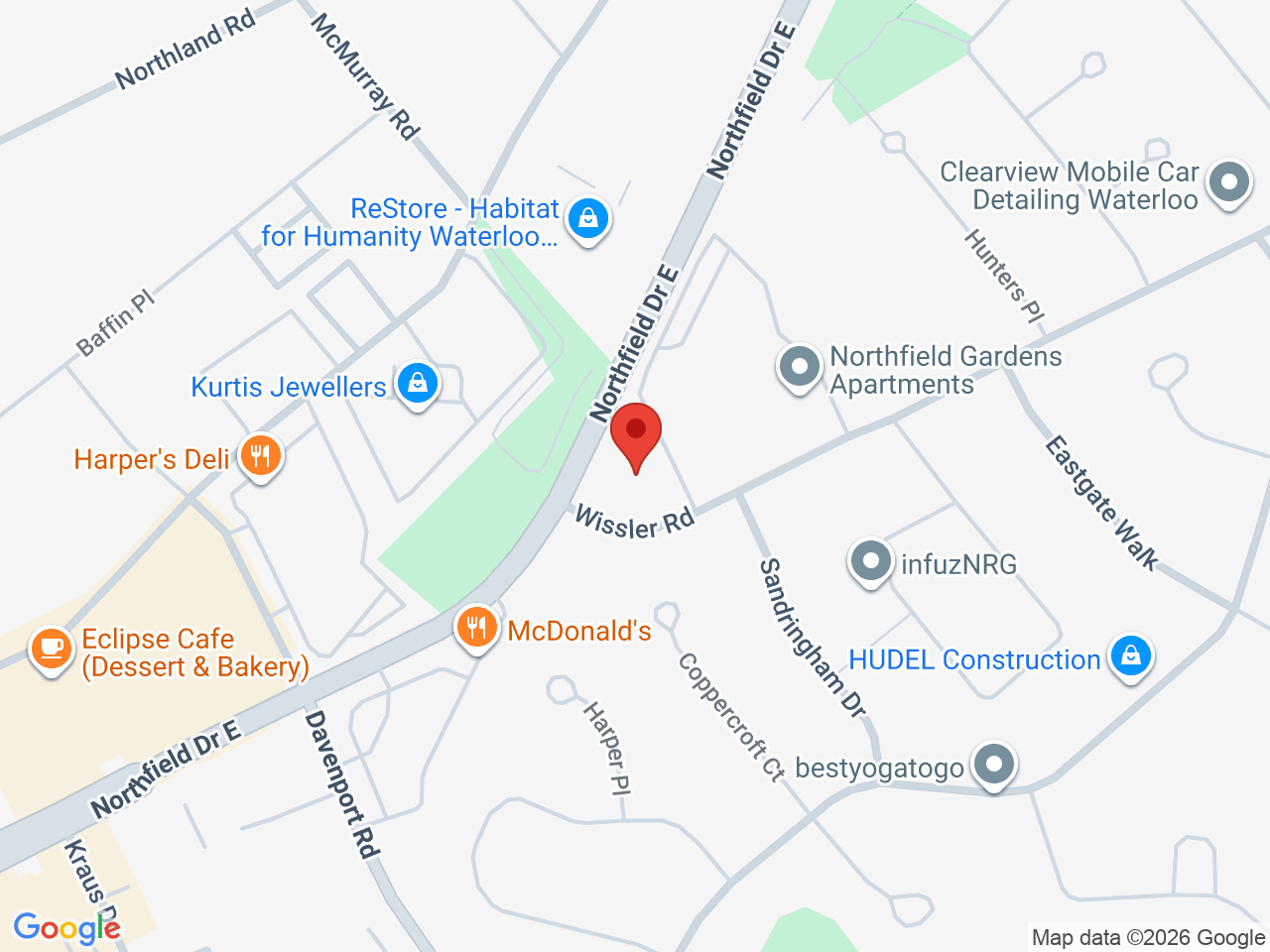 Street map for Cantopia Cannabis Co., 150 Wissler Rd Unit 2, Waterloo ON