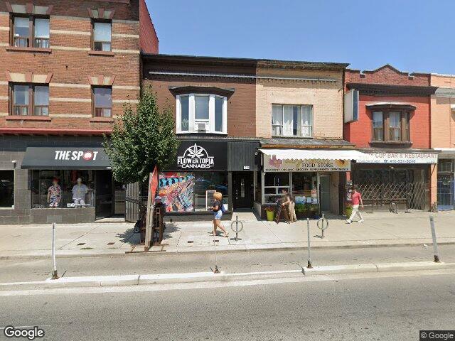Street view for HashLands Cannabis Co, 1278 Bloor St W, Toronto ON