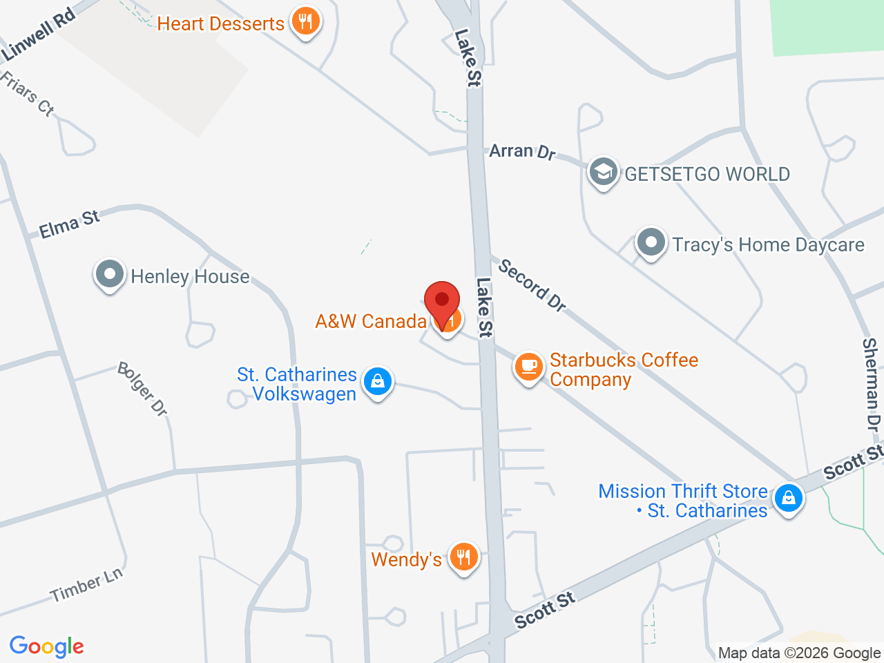 Street map for Sessions Cannabis, 367 Lake St Unit 3, St. Catharines ON