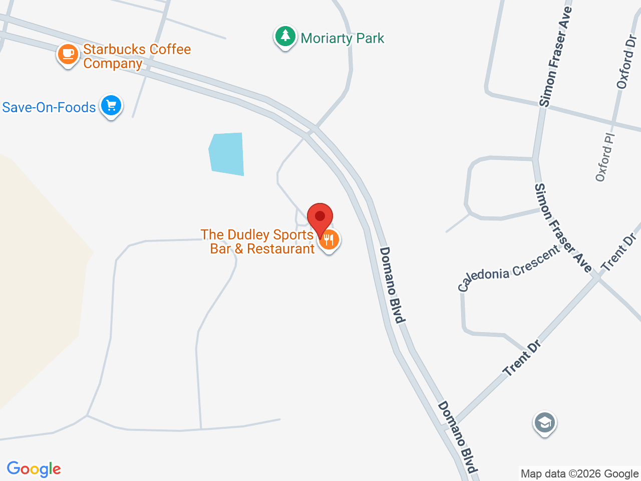 Street map for MJB Cannabis, 5777 Albert Place, Prince George BC