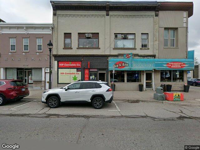 Street view for VIP Cannabis Co., 33 Arthur St S, Elmira ON