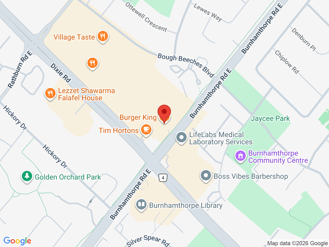 Street map for Canna Cabana, 4141 Dixie Rd Unit Ph2-2, Mississauga ON