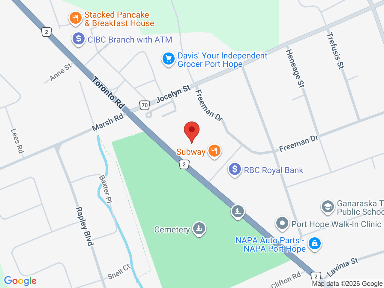 Street map for One Plant, 141 Toronto Rd #5, Port Hope ON
