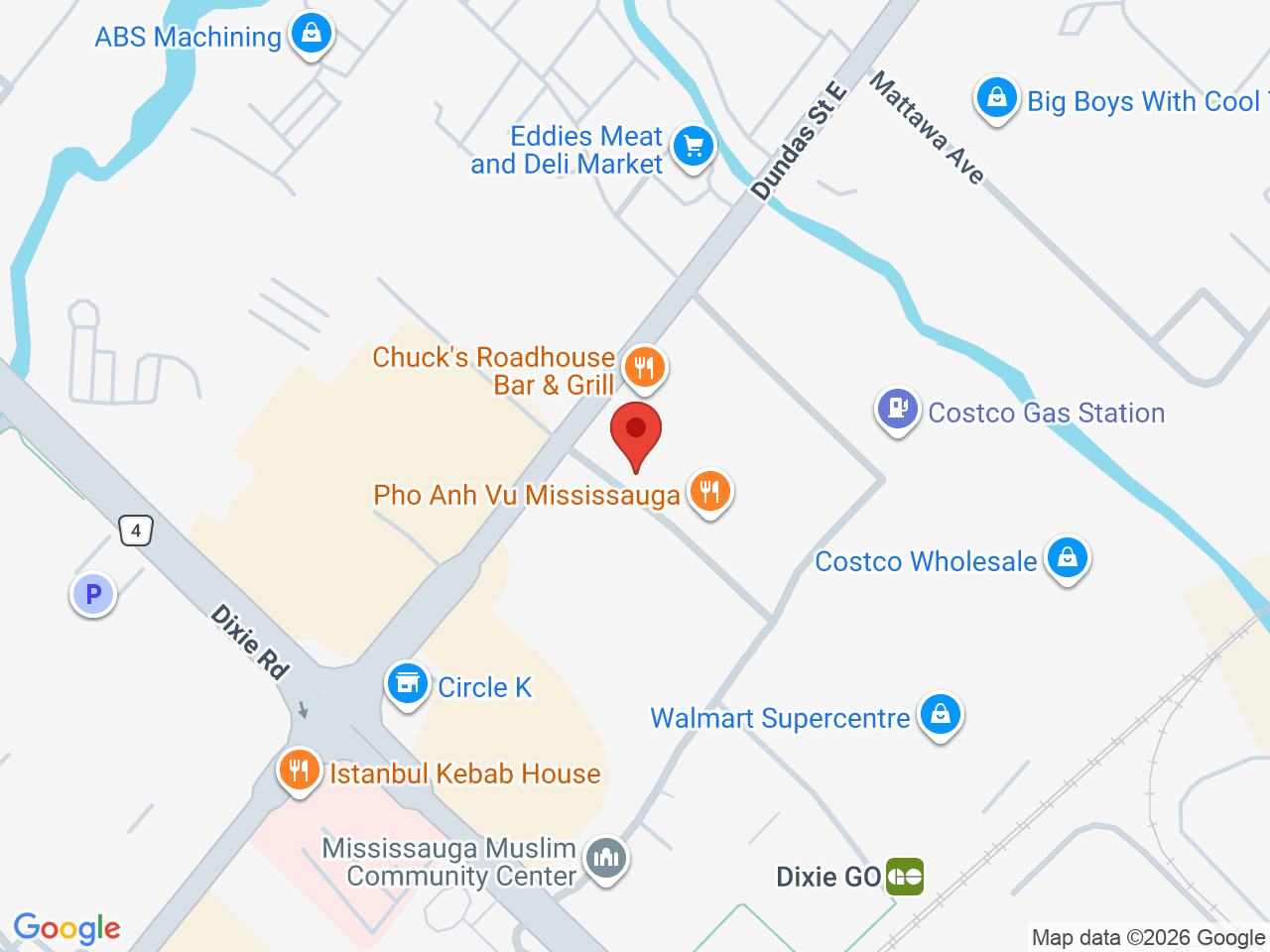 Street map for One Plant, 1482 Dundas St E Unit 1 & 2, Mississauga ON
