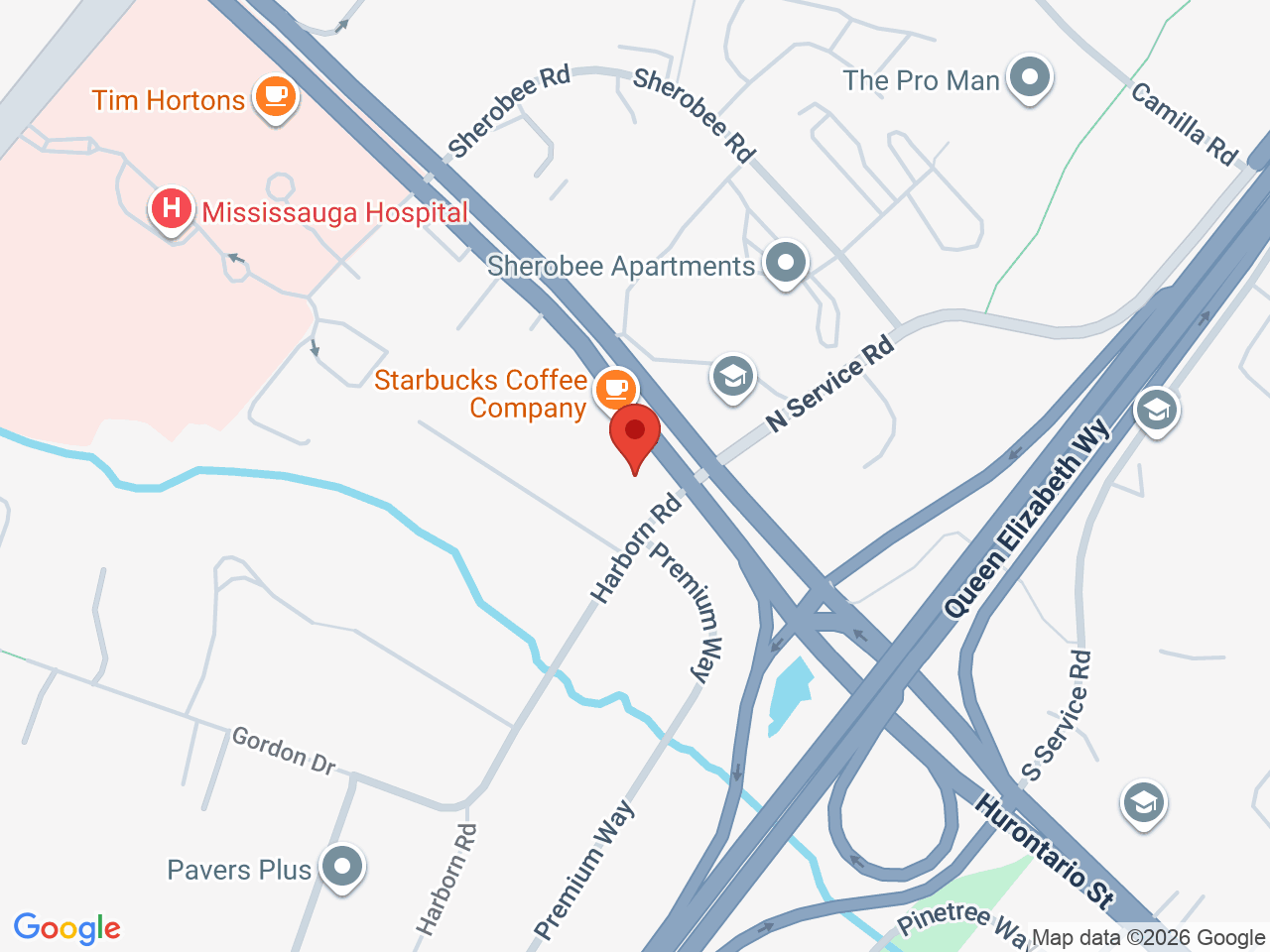 Street map for Canna Cabana, 2090 Hurontario St, Mississauga ON