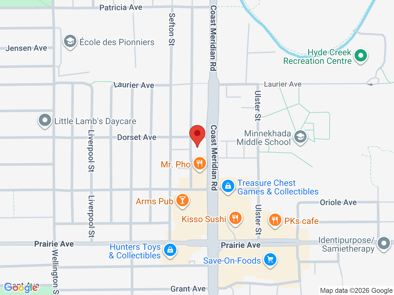 Street map for Boss Cannabis, 3377 Coast Meridian Rd Unit 101, Port Coquitlam BC