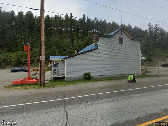 Street view for Cahoots Cannabis, 4120B BC-3, Rock Creek BC