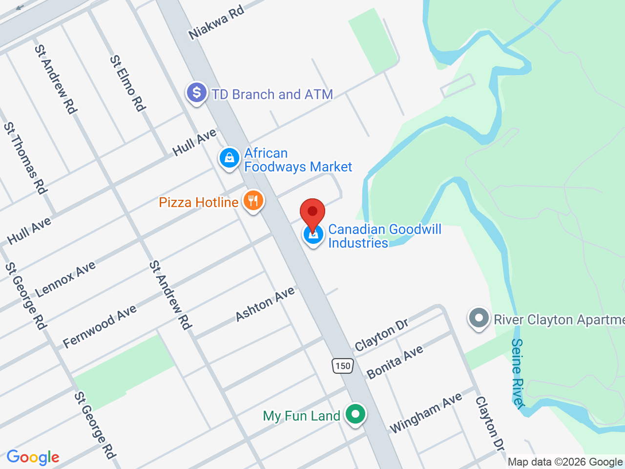 Street map for St Anne's Stop & Shop, 313 St Anne's Rd, Winnipeg MB